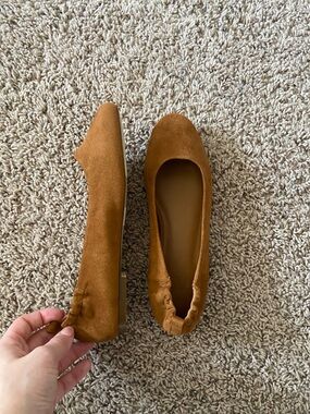 Brown Suede Never Worn Before Flats